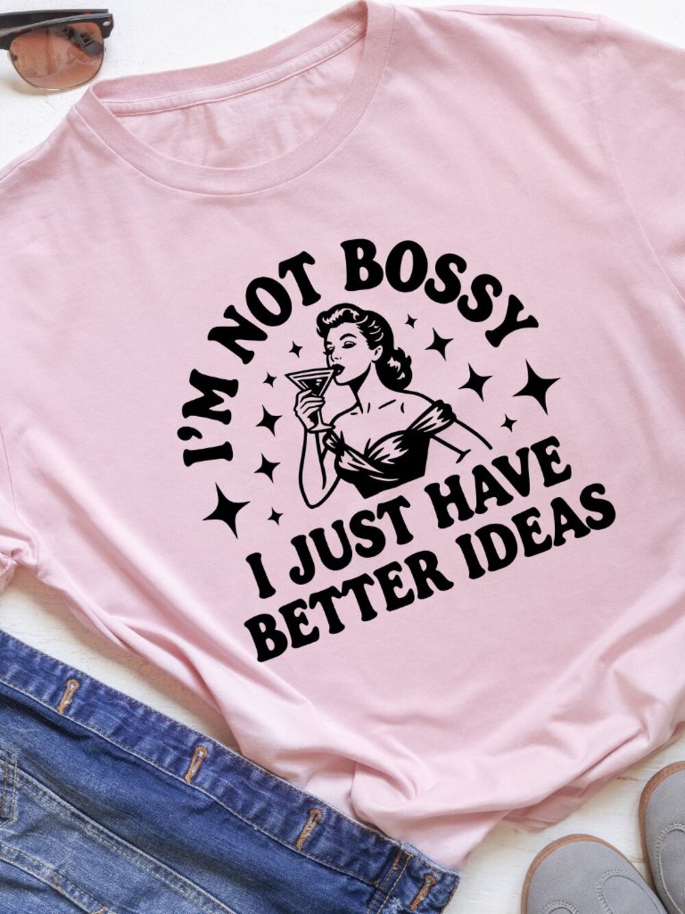 I'm Not Bossy Handmade Tee